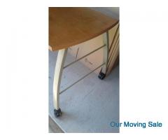 Work Table With Casters - Home Office, Computer
